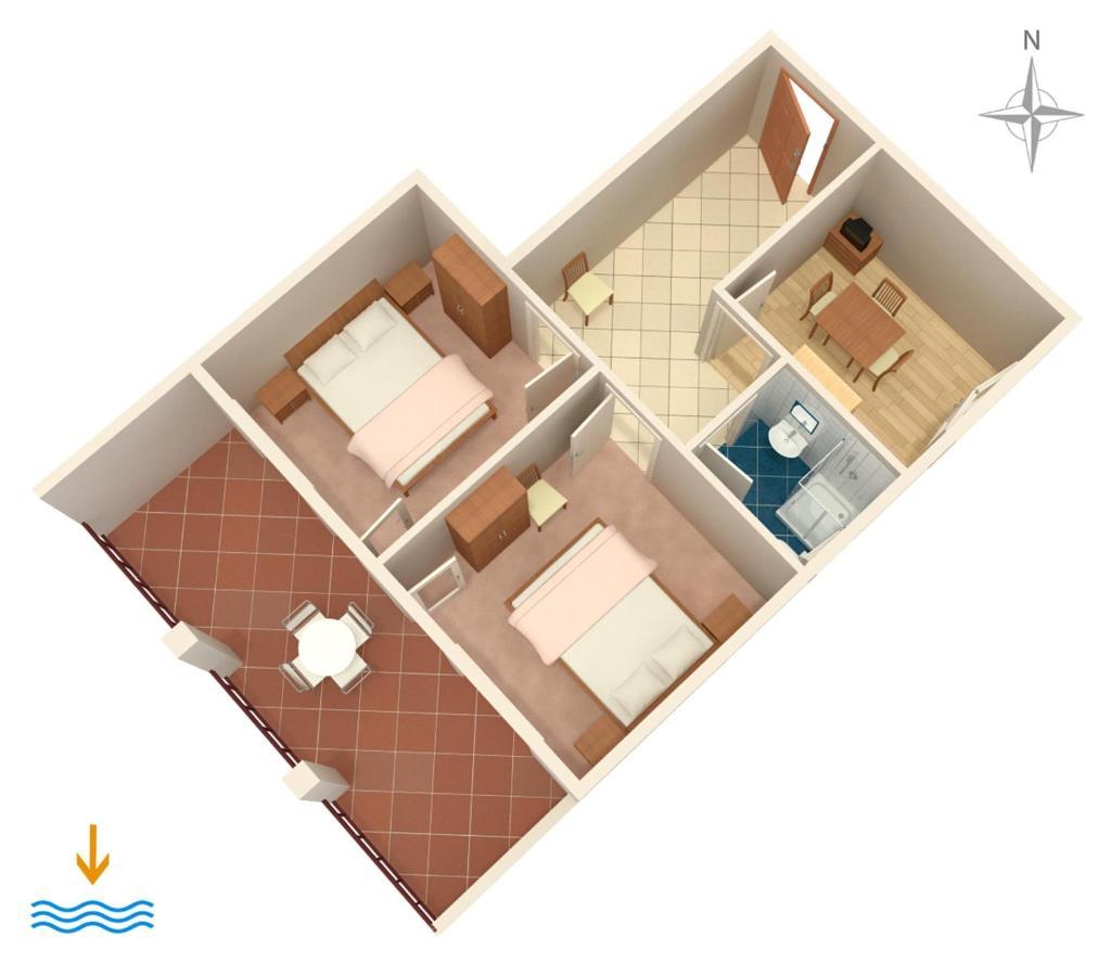 Apartments With A Parking Space Novi Vinodolski - 5600 外观 照片
